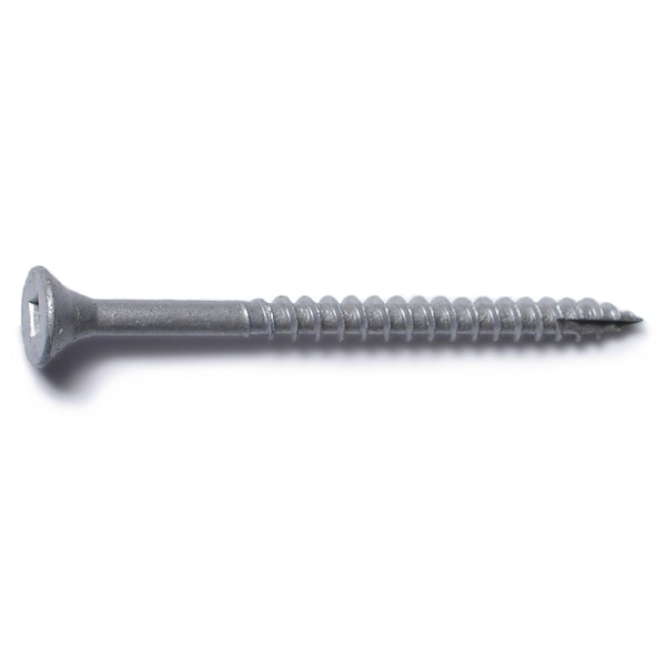 Buildright Deck Screw, #8 x 2-1/2 in, Steel, Flat Head, Square Drive, 2500 PK 09258 - main